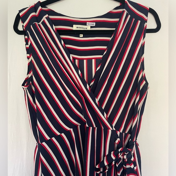 Red white and blue striped summer dress - Picture 2 of 4